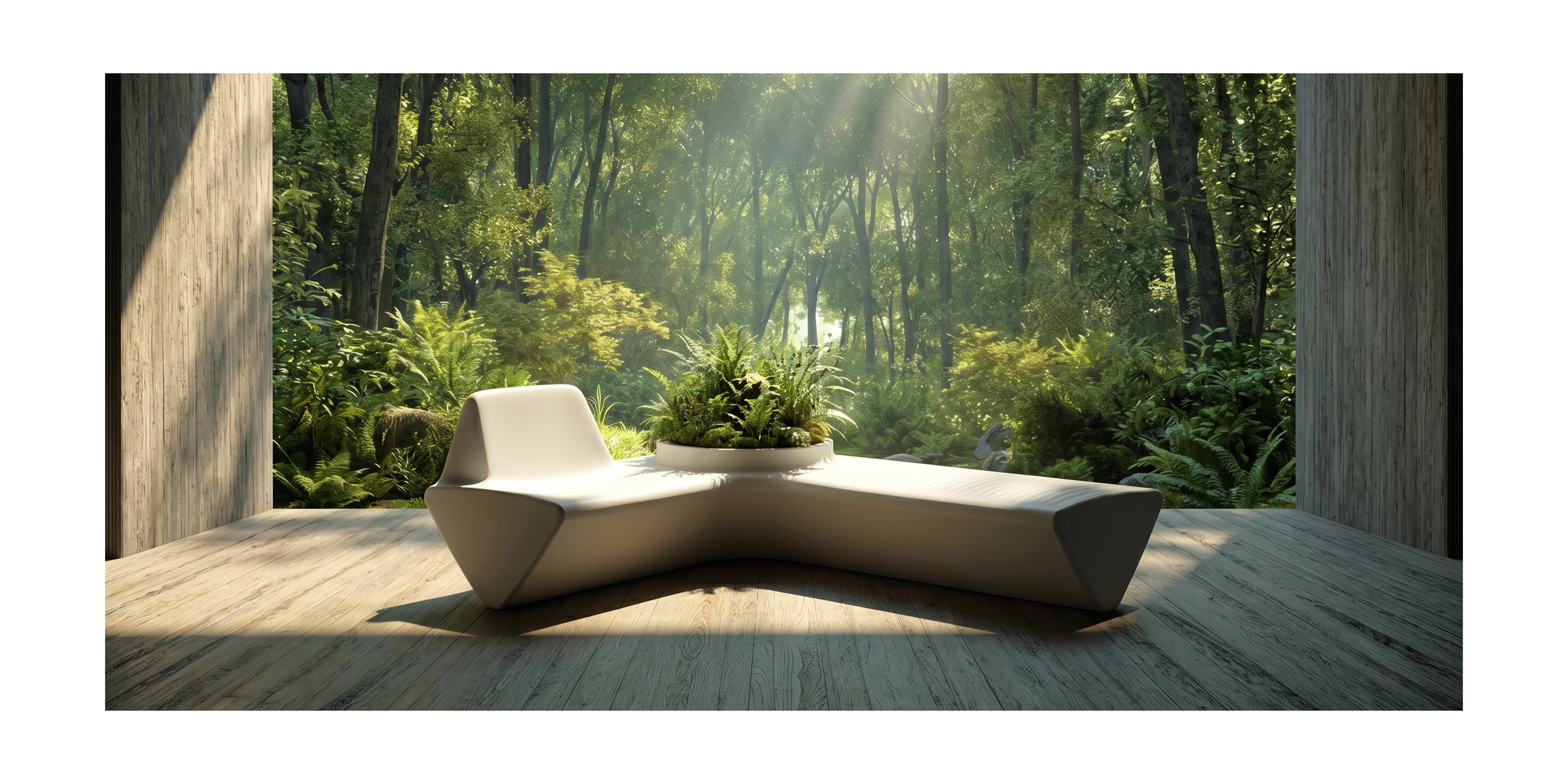 OneL bench – flower pot